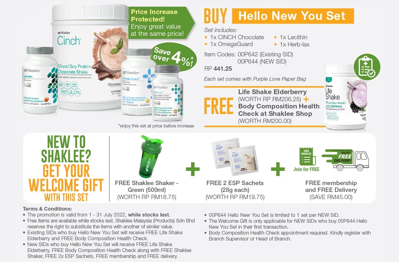 shaklee hello new you