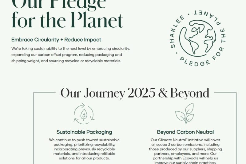 Shaklee Sustainability – Produk Mesra Alam & Selamat