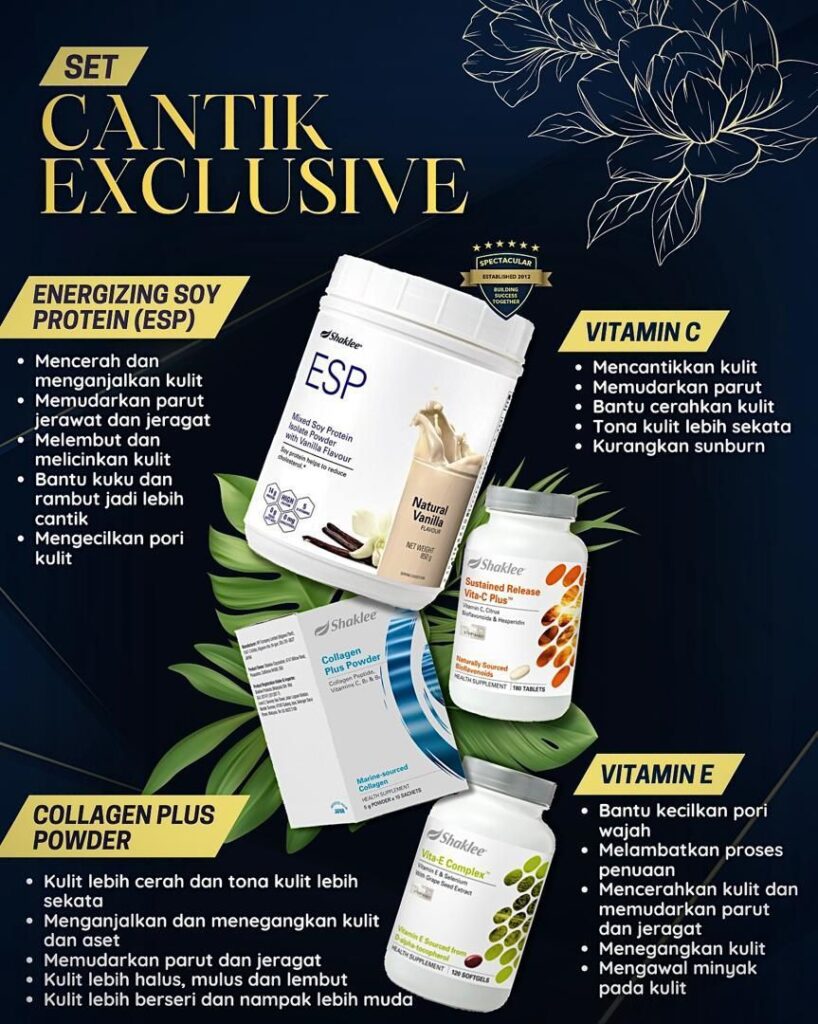 set kulit glowing shaklee