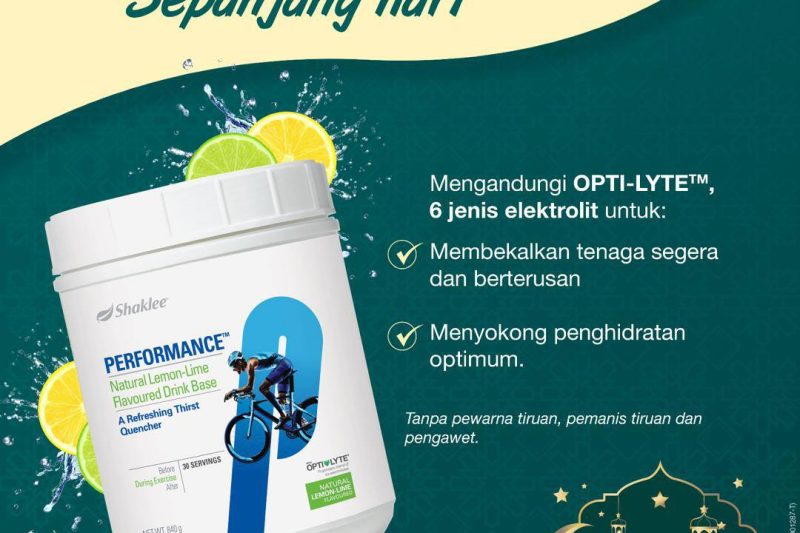 Performance™ Natural Lemon-Lime: Merevolusikan Tenaga & Hidrasi Untuk Prestasi Puncak