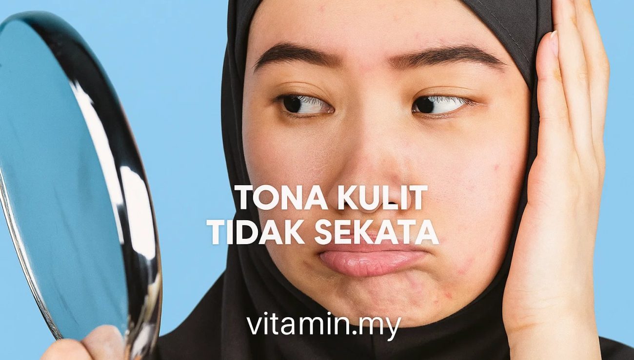 tona kulit tidak sekata