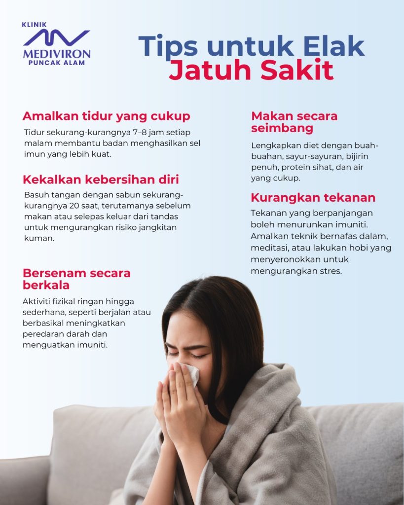 tips elak jatuh sakit